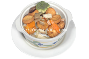 Sapo Tahu Seafood / Ayam • Seafood / Chicken Tofu Sapo • 海鲜 / 鸡肉薩婆豆腐